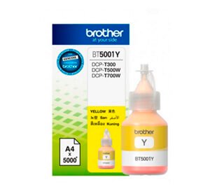 BROTHER BT5001Y AMARILLO BOTELLA T220/310/T420/T500/T510 5.000 COPIAS