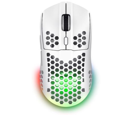 TRUST 25390 MOUSE GAMING GXT929 HELOX WHITE INAL CON LED