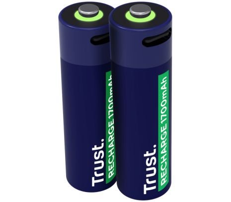 TRUST 25584 PILAS RECARGABLES AA USB-C 2 UNI