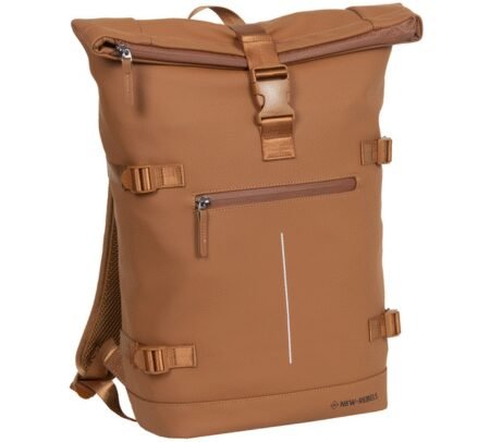 NEW REBELS 51.130631 MOCHILA WILLIAM RIVERSIDE 19L 15.6" COGNAC