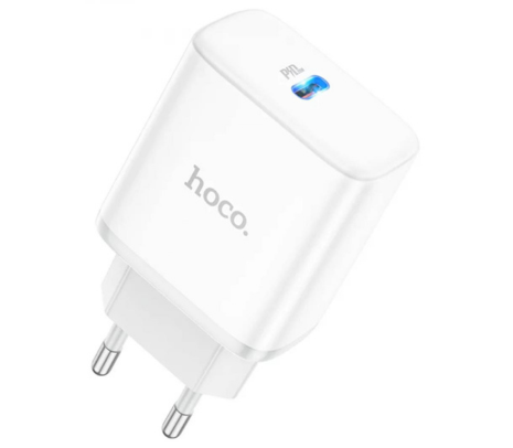 HOCO C104A CARGADOR PARED USB-C 3.0 EU 20W WHITE