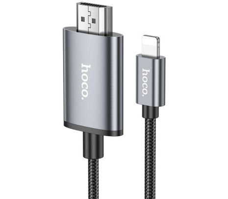 HOCO UA27 ADAPTADOR USB-C A HDMI 2M METAL GREY