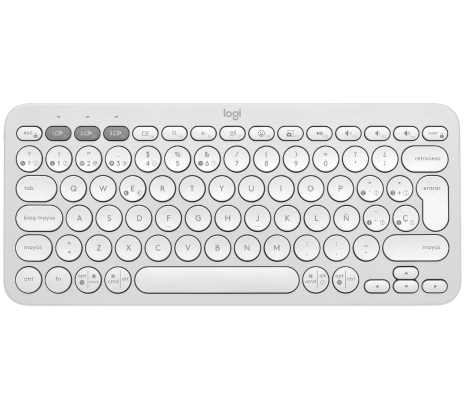 LOGITECH 920-011784 TECLADO K380S PEBBLE KEYS 2 WHT INAL+BT