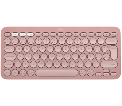 LOGITECH 920-011785 TECLADO K380S PEBBLE KEYS 2 ROSE INAL+BT