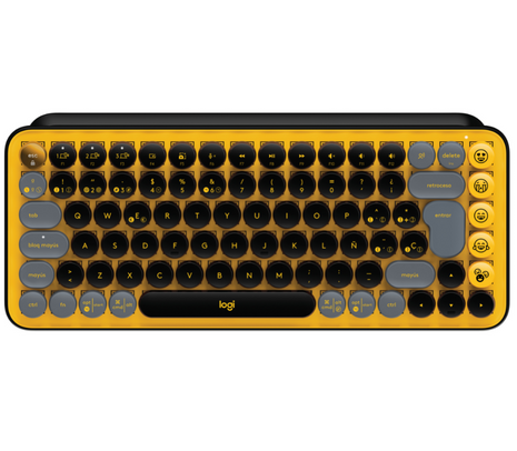 LOGITECH 920-010713 TECLADO POP KEYS BLAST YELLOW INAL+BT