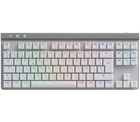LOGITECH 920-012535 TECLADO G515 GAMING LIGHTSPEED TKL INAL+BT WHITE