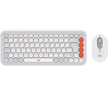 LOGITECH 920-013055 COMBO POP ICON OFF WHITE BT**