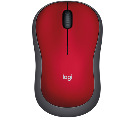 LOGITECH 910-003635 MOUSE M185 ROJO INALAMBRICO