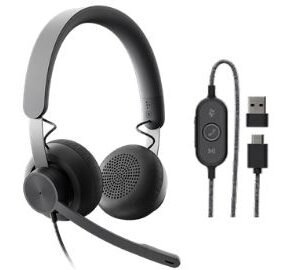 LOGITECH 981-000876 VC HEADSET ZONE WIRED USB/USB-C UC
