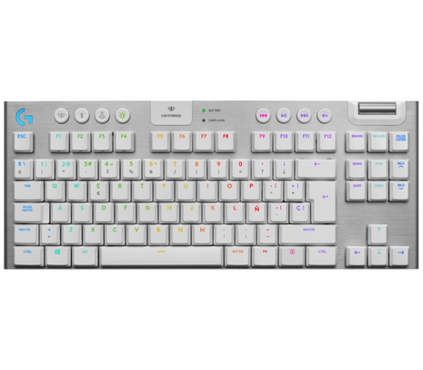 LOGITECH 920-009660 TECLADO G915 GAMING TKL BLANCO INAL+BT--(D)