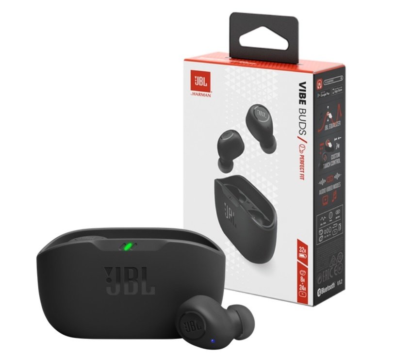 Auriculares JBL Wave Buds 2 Bluetooth ANC Negro