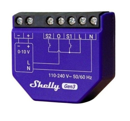 Controlador Shelly 0/1-10V PM Gen3 Wi-Fi con Medición - Image 3