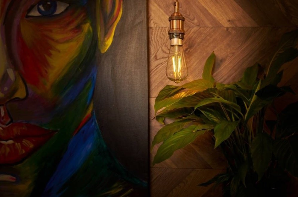Lámpara LED Shelly Vintage ST64 Wi-Fi E27 7W Regulable