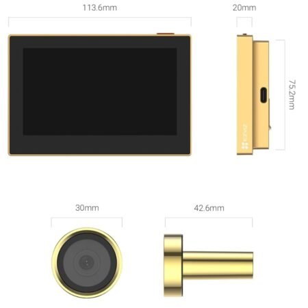 Videoportero Ezviz CS-HP2 (2MP) Golden