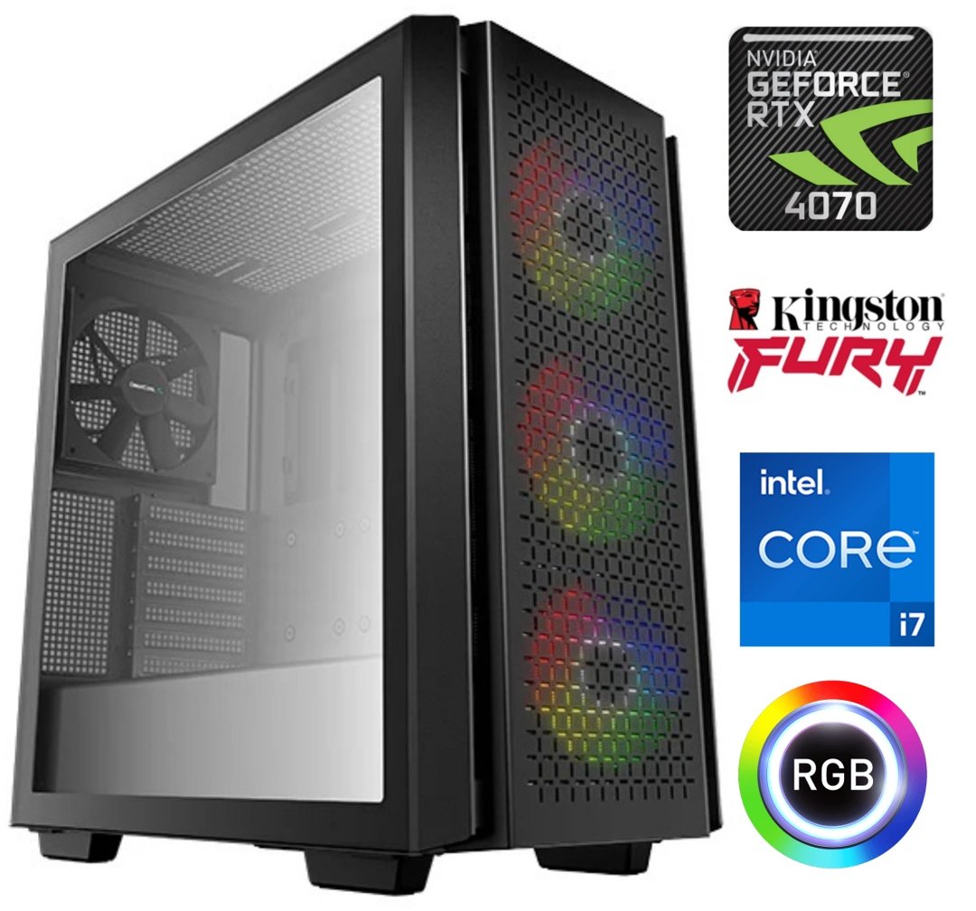 Equipo Gamer Core i7 14700F, 32GB, 1TB, RTX 5070 12GB - Image 3