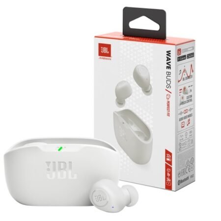 Auriculares JBL Wave Buds 2 Bluetooth ANC Blanco