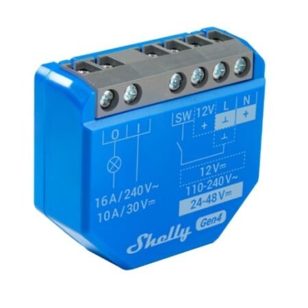 Relé Inteligente Shelly 1 Gen4 Wi-Fi 6 16A