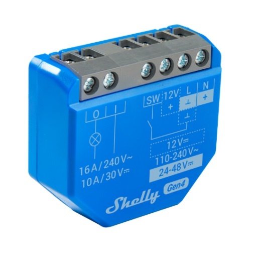 Relé Inteligente Shelly 1 Gen4 Wi-Fi 6 16A