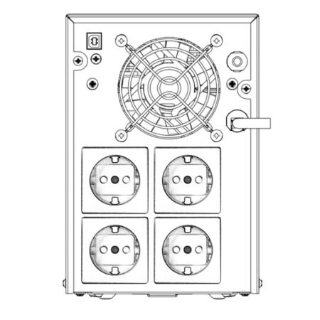 UPS Hikvision 3000va / 1800w con pantalla LCD