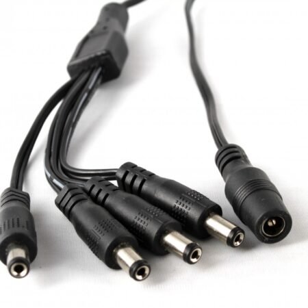 Splitter de cables de poder para camaras CCTV 1 a 4