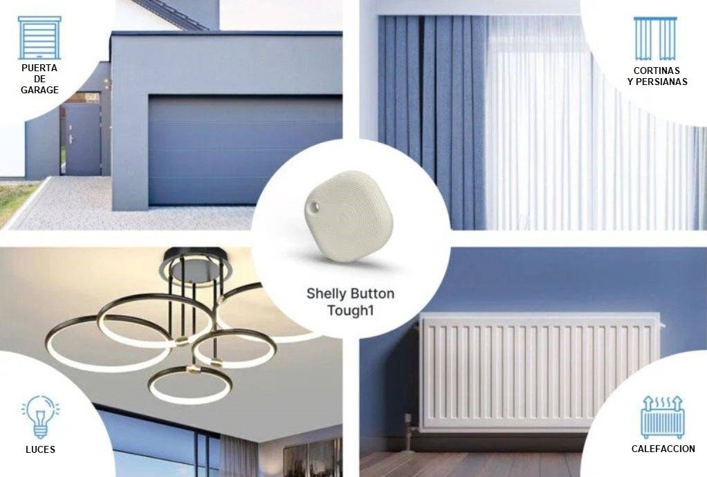 Control Smart Shelly BLU Ivory Bluetooth 1 boton - Image 4