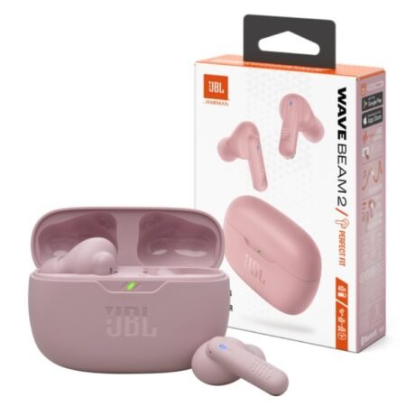 Auriculares JBL Wave Beam 2 In-ear Bluetooth ANC Rosa