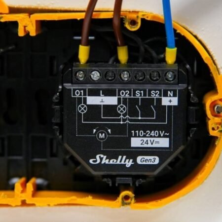 Relé Shelly 2PM GEN3 Wi-Fi Dual Medición de Consumo