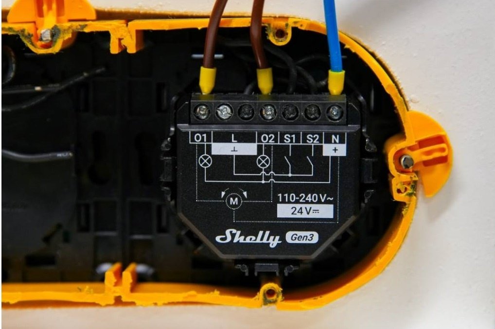 Relé Shelly 2PM GEN3 Wi-Fi Dual Medición de Consumo