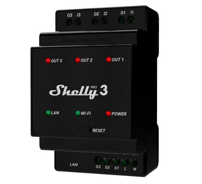 Rele Shelly Pro 3 Wi-fi DIN Triple - Image 3