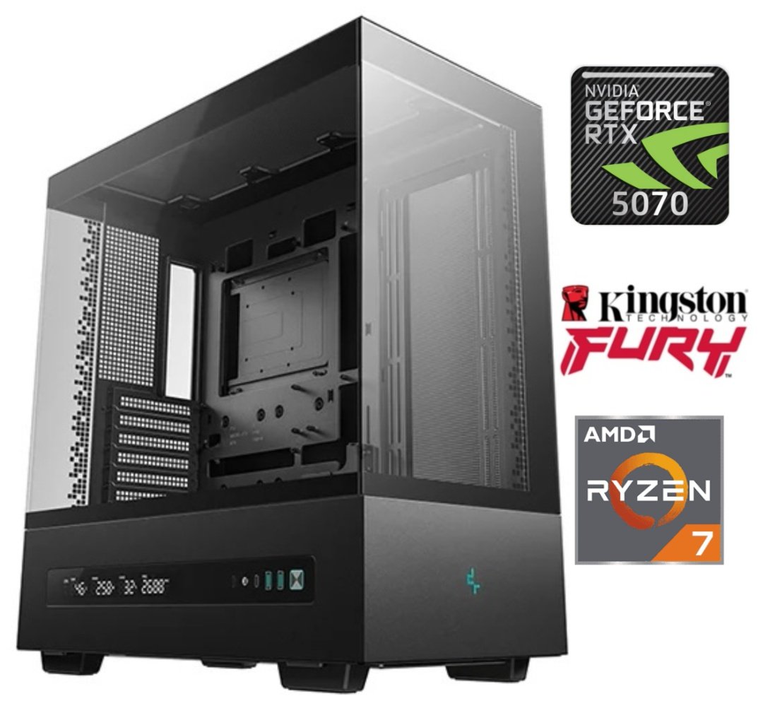 Equipo Gamer Ryzen 7 9800X3D, 32GB, 1TB, RTX 5070 12GB - Image 5