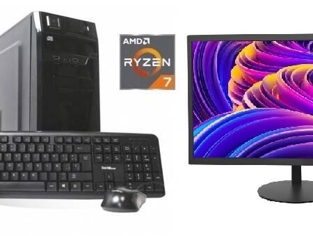 Combo equipo AMD Ryzen 7 + Monitor 19" nuevos!