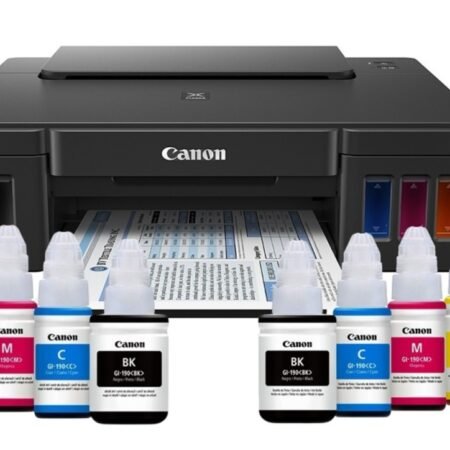 Impresora Canon Pixma G-1110 + Botellas de recarga extra