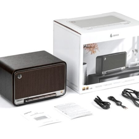 Parlante Portátil Edffier D32 Retro Madera bluetooth