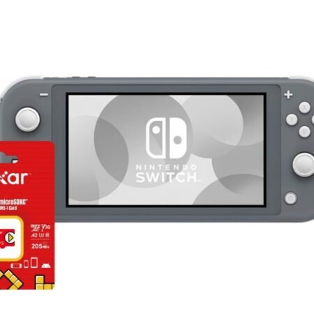 Consola Nintendo Switch lite gris + micro SD 256 GB