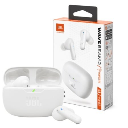 Auriculares JBL Wave Beam 2 In-ear Bluetooth ANC Blanco