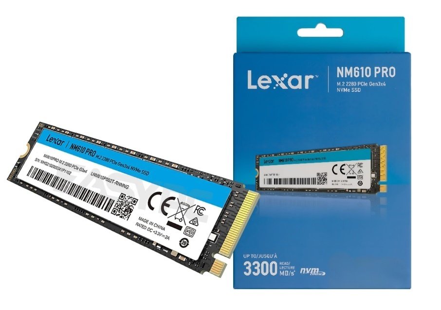 Disco SSD Lexar NM610PRO 500GB NVMe PCIe Gen3x4 M.2 2280