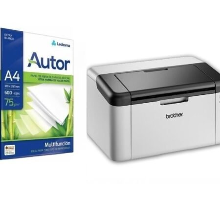Impresora Laser Brother HL-1200 + resma de 500 hojas