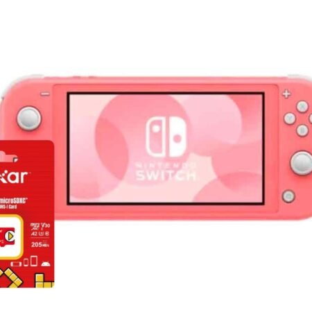 Consola Nintendo Switch lite rosado + micro SD 256 GB