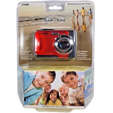 Cámara digital iON 8MP Waterproof roja