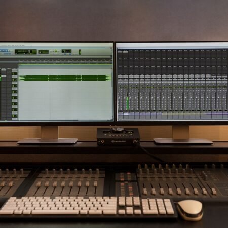 Parlantes Edifier MR4 de estudio blancos