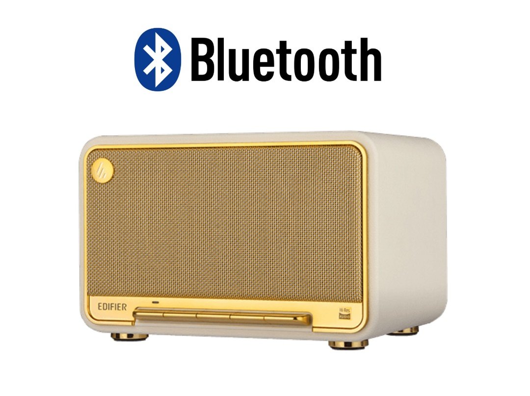 Parlante Portátil Edifier D32 60W Bluetooth 5.3 Retro Blanco