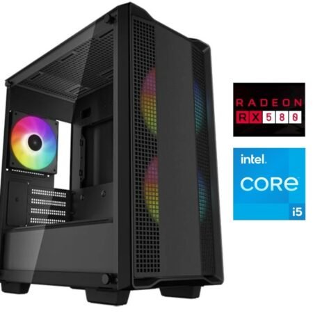 Equipo Gamer Core i5 10400F, 16GB, SSD 500GB, RX580 8GB
