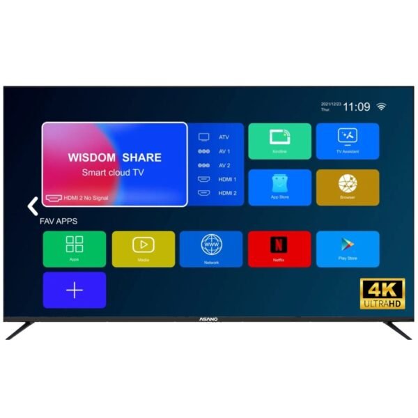 TV LED Asano 65"" 4K sin bordes SMART