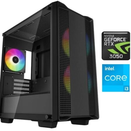Equipo Gamer Core i3 14100F, 16GB, 1TB NVMe, RTX 3050 6GB