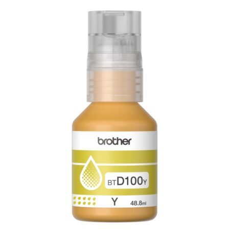 Botella tinta Brother BTD100Y Amarilla