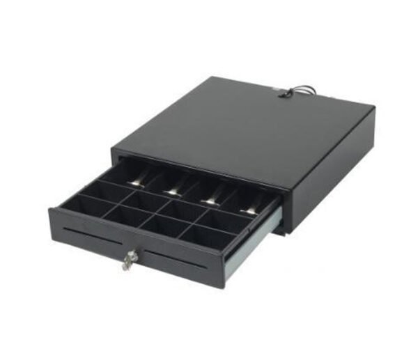 Cajero metalico para punto de venta - mediano