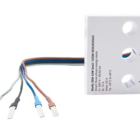 Medidor trifasico Shelly 3EM-63W GEN3 Wi-fi