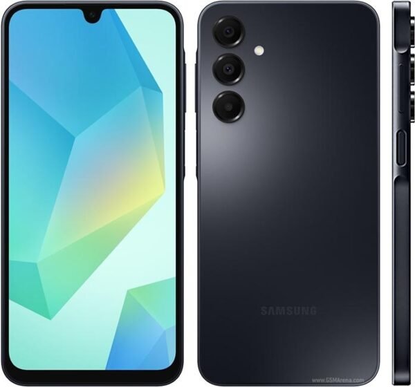Samsung Galaxy A16, 128 GB + 4 GB de RAM, cámara de hasta 50 MP, pantalla 6.7, NFC, Ip54, batería 5000 mAh Negro