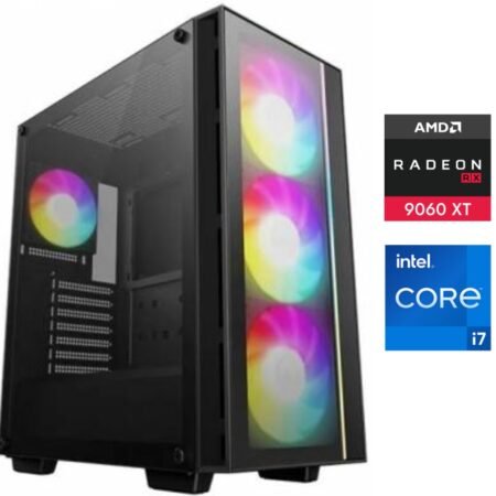 Equipo Gamer Core i7 14700F, 32GB, 1TB NVMe, RX9060XT 16GB