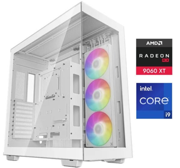 Equipo Gamer Core i9 14900KF, 32GB, 2TB NVMe, RX9060XT 16GB
